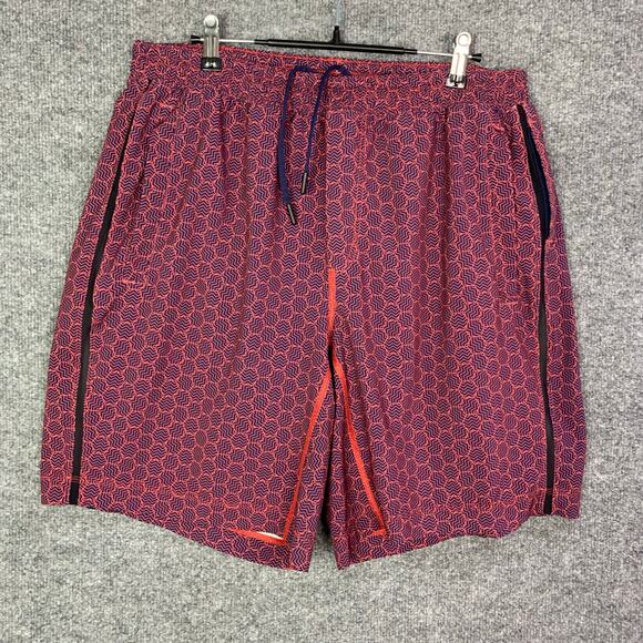 Lululemon‎ Men Athletic Shorts Size XLarge Burgundy - Picture 1 of 8